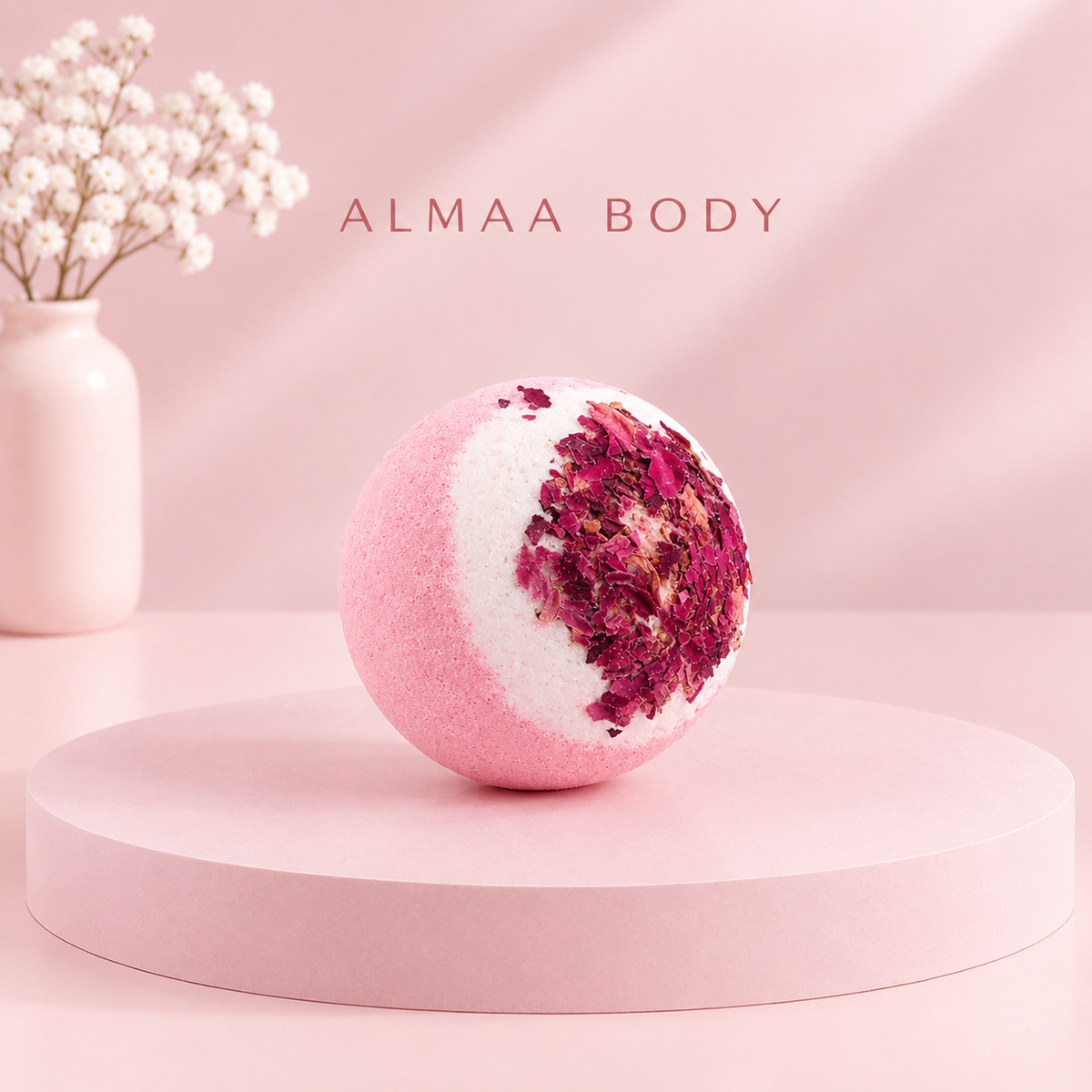 🌸 Bombe de Bain Rose